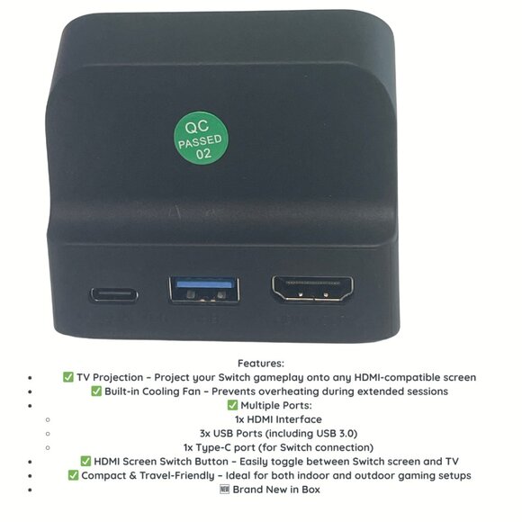 New Multifunction Switch Dock (for Nintendo Switch) - Picture 6 of 11